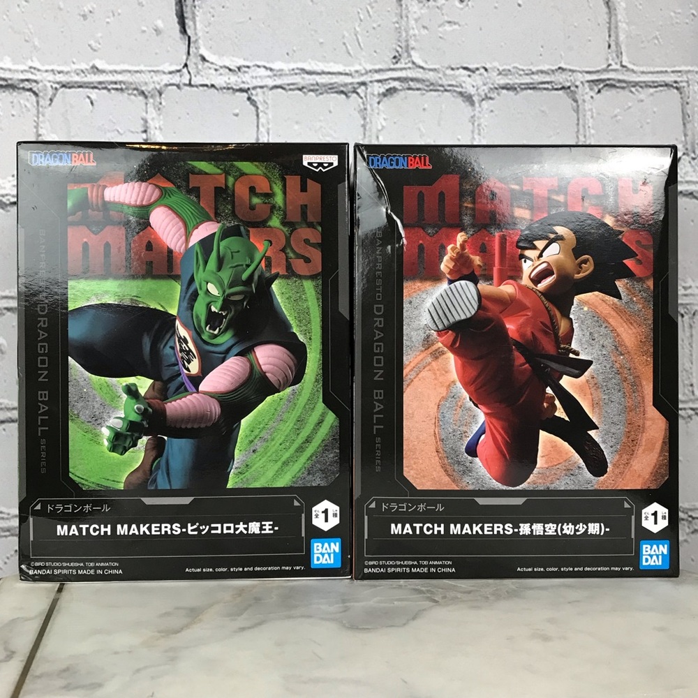 Dragon Ball Match Makers King Piccolo & Son Goku Collectible Action Figure Toys